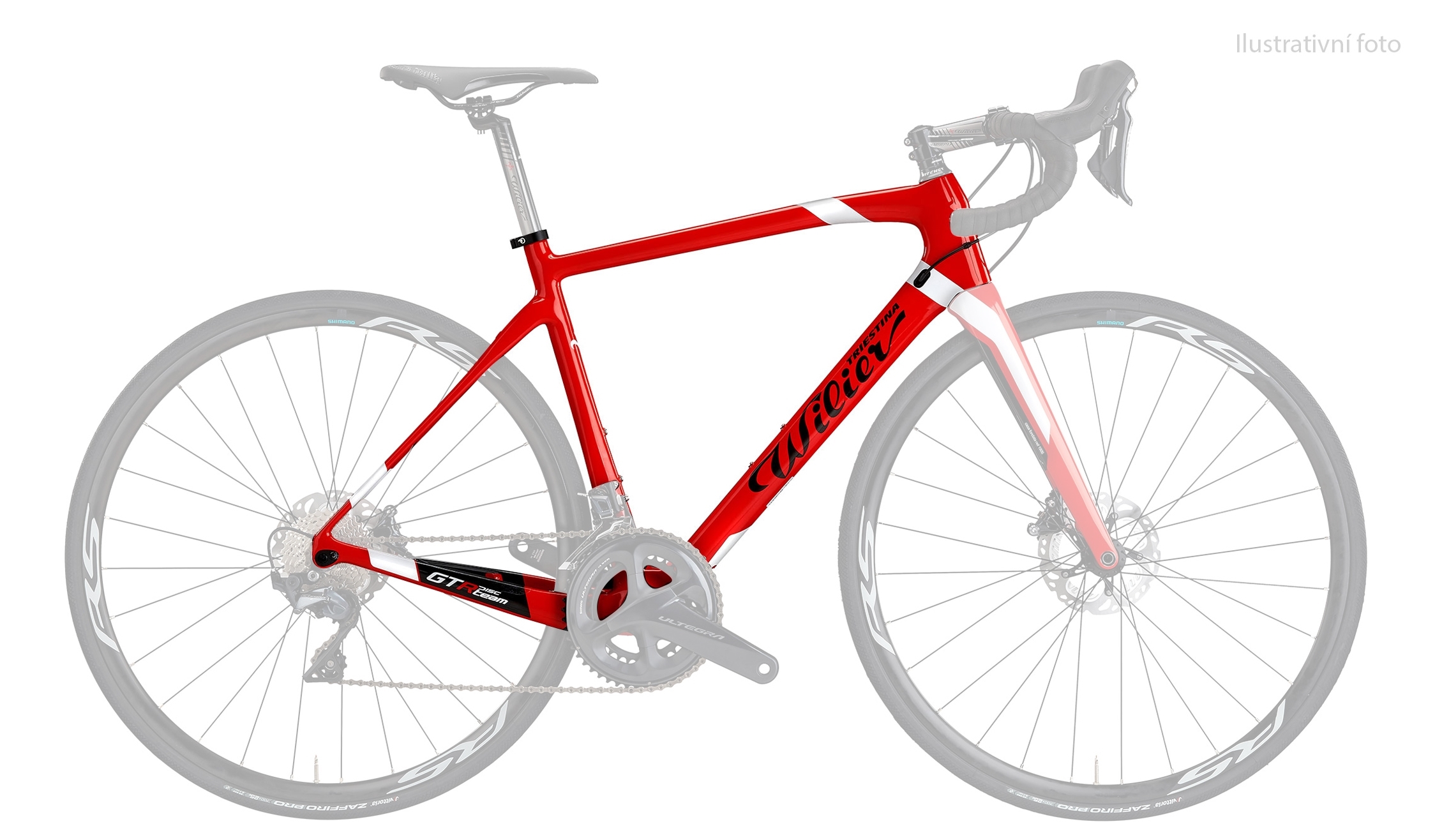 Rámová sada Wilier GTR TEAM Disc red white S