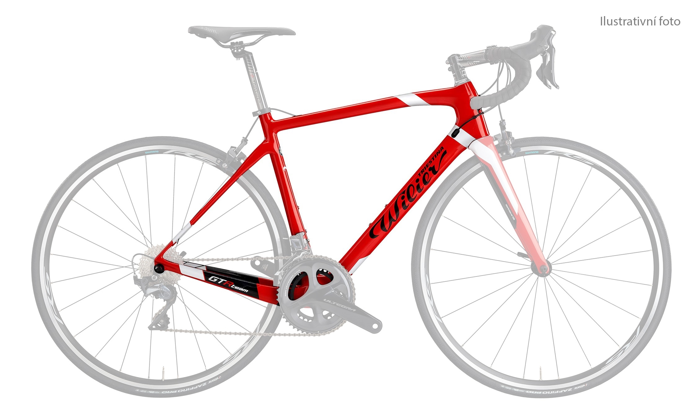 Rámová sada Wilier GTR TEAM Ráfková red white XL