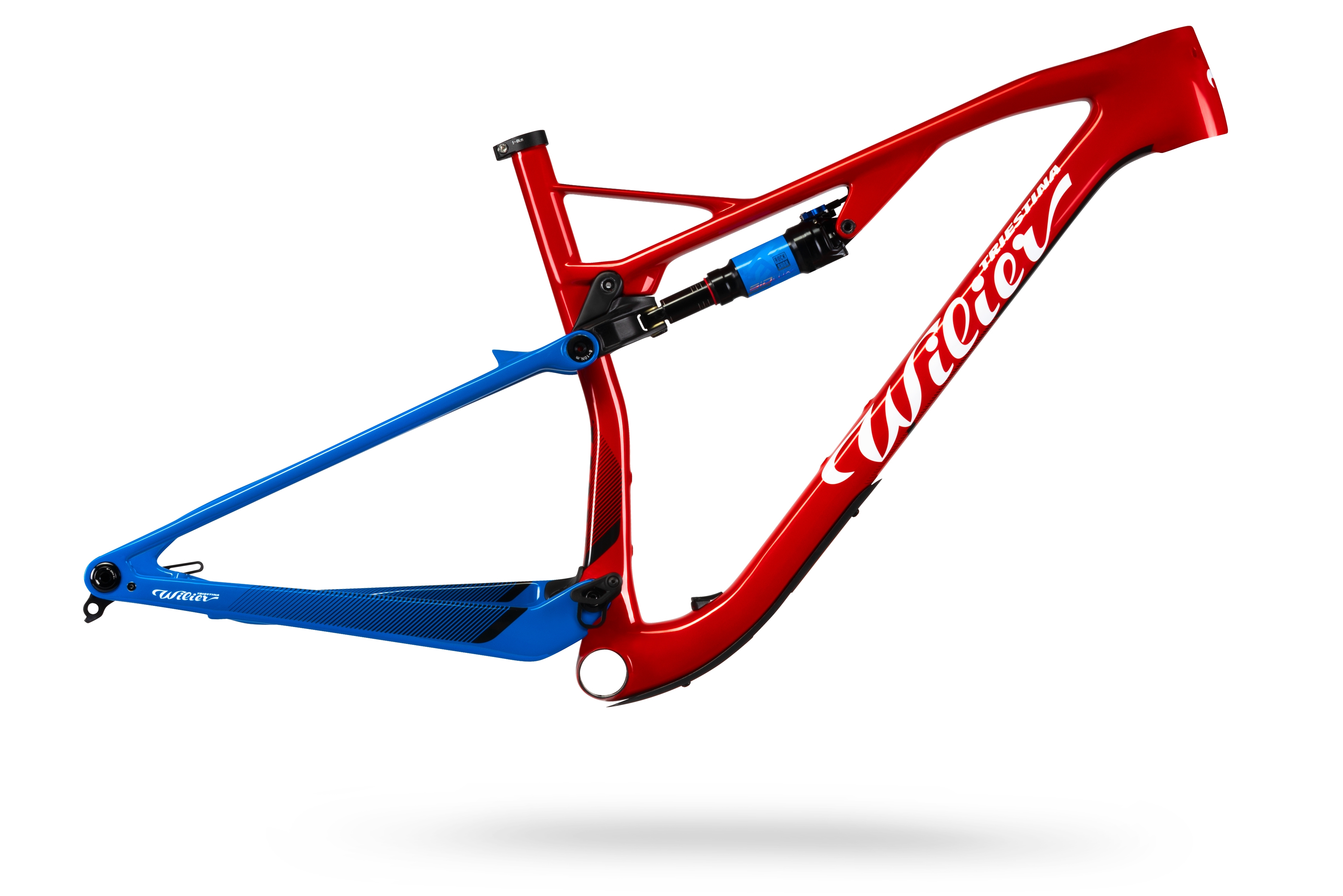 Rámová sada URTA SLR + tlumič SID red blue S