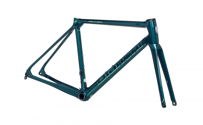 Rámový set Bianchi Specialissima DISC Greenish Blue 2023