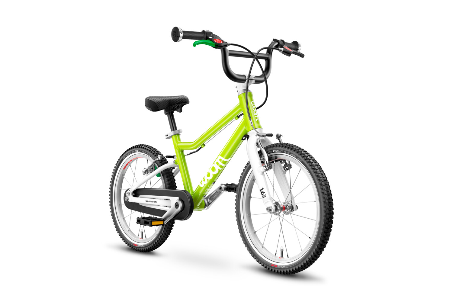 Dětské kolo WOOM 3 Lizard Lime 16"
