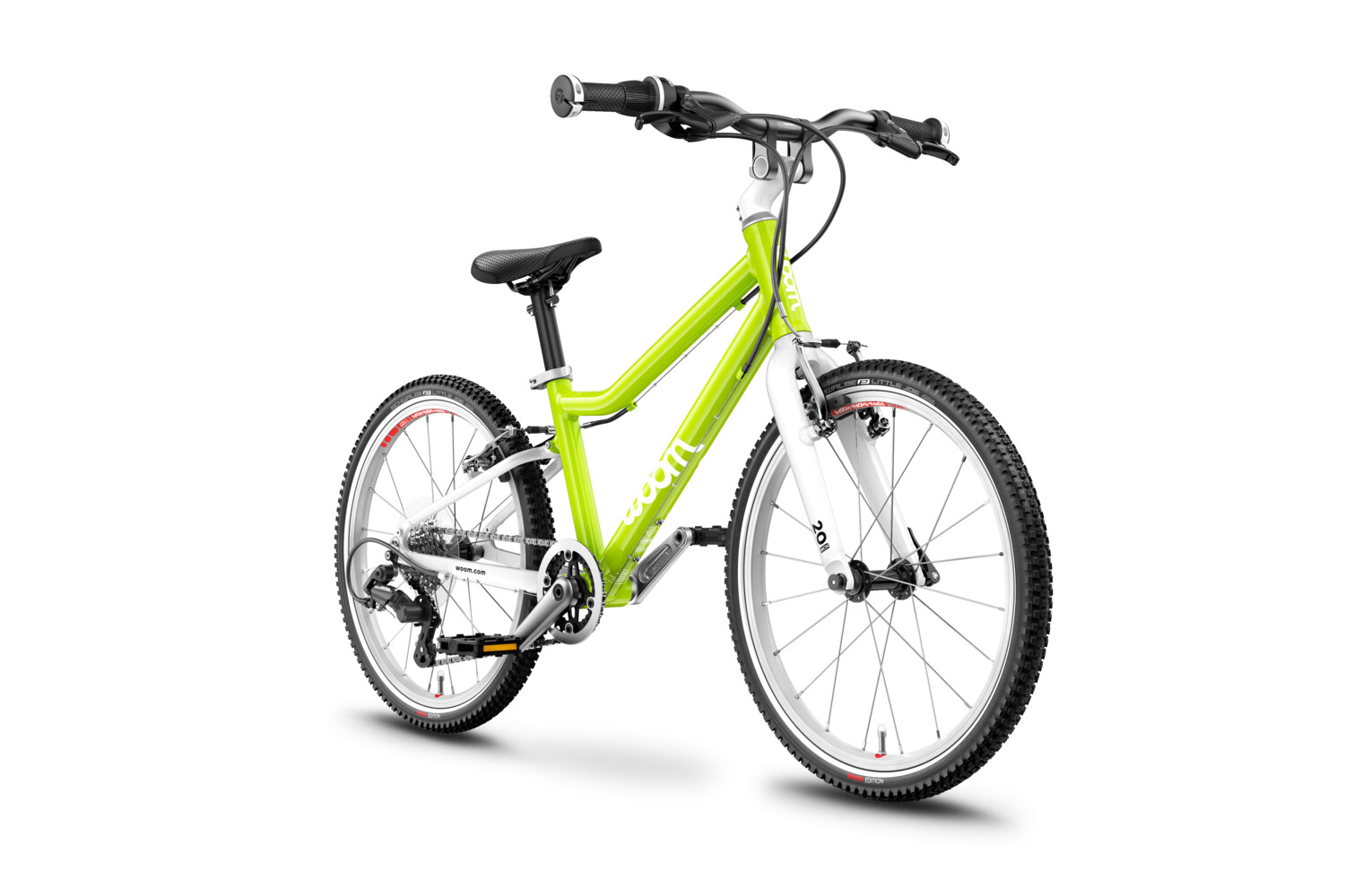 Dětské kolo WOOM 4 Lizard Lime 20"