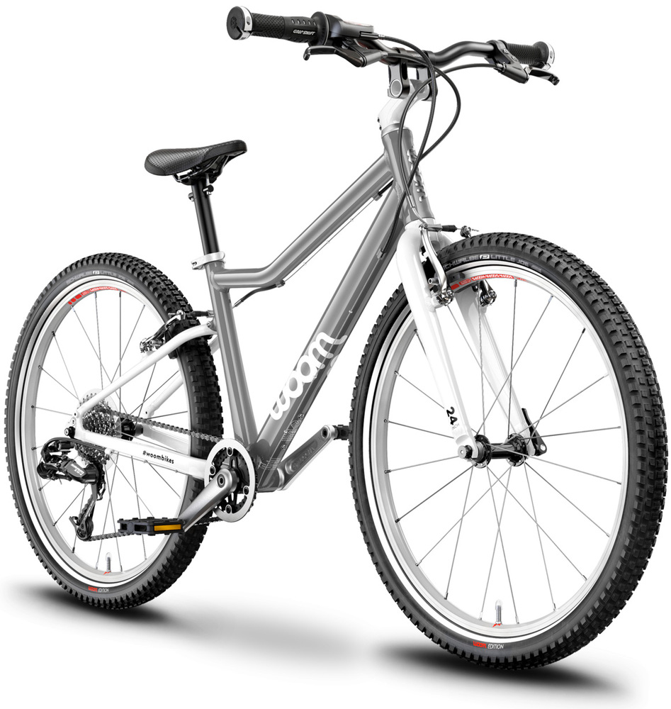 Dětské kolo WOOM 5 Moon Grey 24"