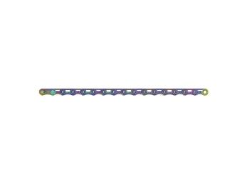 Řetěz SRAM Red E1 Flattop 126čl. Se spojkou PowerLock, 12/13 rychlostní, Rainbow