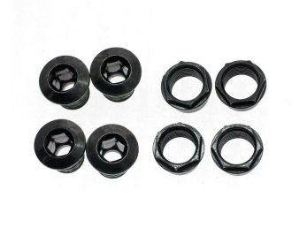 Šrouby SRAM CHAINRING BOLT KIT 4 STEEL BLK LONG EMTB