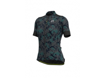 Letní cyklistický dres ALÉ OFF-ROAD GRAVEL JOSHUA LADY Flower- Velikost L