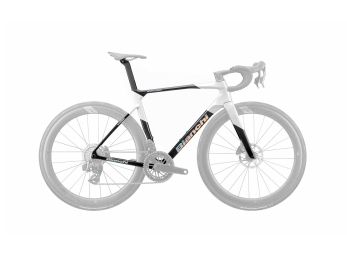 Bianchi Specialissima PRO–rámová sada Ying & Yang: Carbonio UD / Bianco Italia 2027