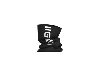 Cyklistický nákrčník ALÉ  IDENTITY TUBOLAR HEADGEAR  Black-White - Velikost ONE SIZE
