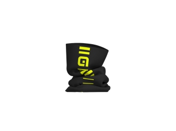Cyklistický nákrčník ALÉ  IDENTITY TUBOLAR HEADGEAR Black-Yellow  - Velikost ONE SIZE