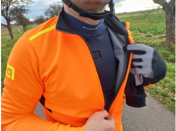 Zimní cyklistická bunda ALÉ pánská KLIMATIK  K-TORNADO 2.0