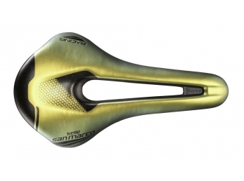 Sedlo SELLE SAN MARCO Shortfit 2.0 Open-Fit Racing Narrow Iridescent Gold