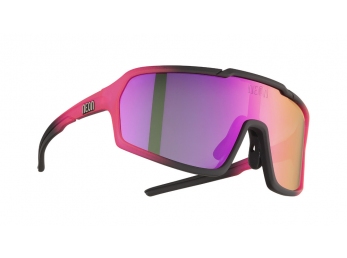 Brýle NEON ARIZONA SMALL, rámeček CRYSTAL PINK BLACK MAT, skla MIRROR VIOLET CAT 3