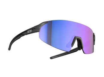 Brýle NEON SKY SMALL, rámeček BLACK METAL SHINY, skla MIRROR VIOLET CAT 3