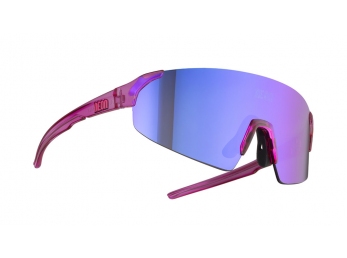 Brýle NEON SKY SMALL, rámeček CRYSTAL CHERRY SHINY, skla MIRROR VIOLET CAT 3