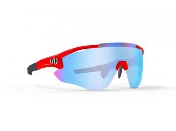 Brýle NEON NOVA, rámeček RED FLUO, skla MIRROR STEEL CAT 3