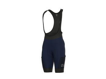 Letní cyklistické kalhoty ALÉ pánské OFF ROAD - GRAVEL STONES CARGO atmosphere blue