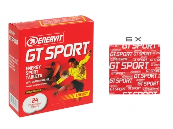 Energetické sacharidové  tablety  ENERVIT GT 24 citron