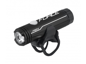 Světlo přední  Force PEN 200LM, USB 1 dioda, černé