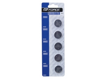 Baterie FORCE mincové CR2032 / 3V 1balení (5ks baterií)
