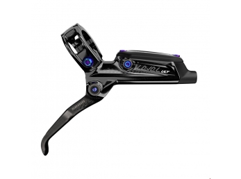 Disková brzda SRAM Level Ultimate, karbonová páčka, duhové šrouby, černá, přední, Hadice 9