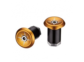 CICLOVATION zátky do řidítek Lock-In Vortex bronzová