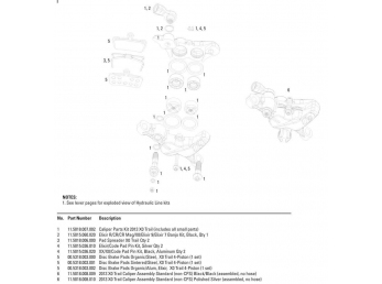 Brzdové destičky organické/ocelové, (1pár) - Trail/Guide