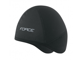 čepice pod přilbu FORCE zimní, černá