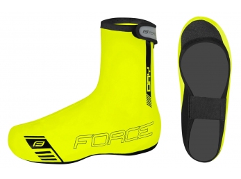 návleky treter FORCE PU DRY MTB, fluo