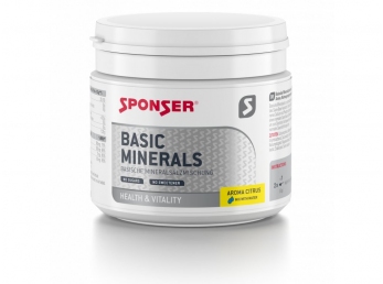 Sponser Basic Minerals - Směs zásaditých minerálů - citrus 400g