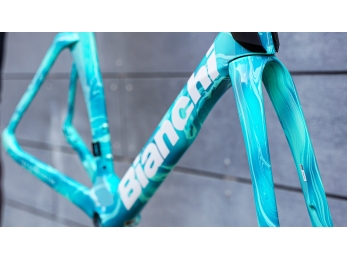 Bianchi Oltre RC Disc Blue Marine Drip- Officina Bianchi rámová sada 57cm