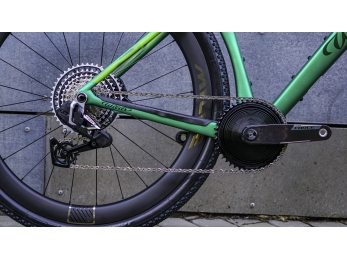 Wilier RAVE ID2 SRAM FORCE XPLR AXS E1 1x13S 	MICHE AERO GRAFF CARBON 48 Pixel GREEN