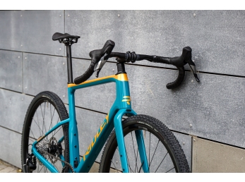 Ridley Kanzo Adventure SRAM RIVAL XPLR  1x12 Ocean Green + Honey Gold Metallic