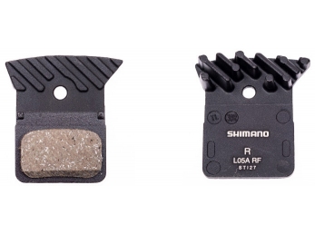 SHIMANO brzdové destičky L05A-RF polymer+chladič Flat mount 1 pár nebalené