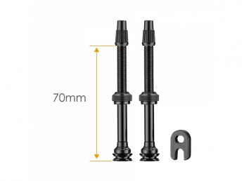 CICLOVATION bezdušový ventilek Light-weight 70mm černá