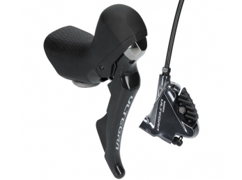 SHIMANO brzda+páka ULTEGRA BR-R8020-KIT zadní/ST-R8020(J-kit) FLAT MOUNT polymer+chladič