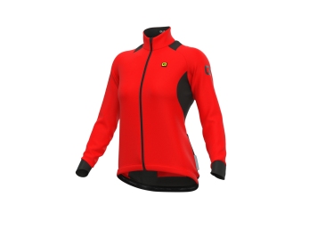 Zateplený cyklistický dres ALÉ dámský K-IDRO KLIMATIK red