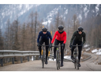 Zateplený cyklistický dres ALÉ pánský K-IDRO KLIMATIK navy blue