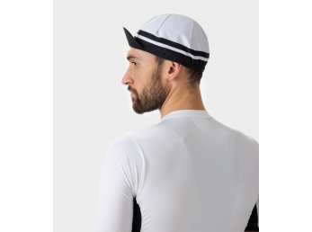 Letní cyklistická čepice Alé LINE Accesori - barva bílá/černá - velikost UNI