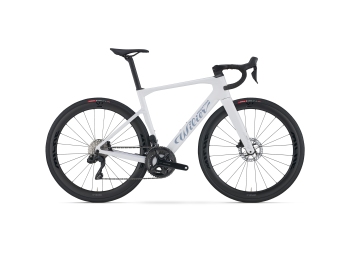 Wilier RAPIDA+105 Di2 2x12+ASFALTO 45 Carbon - WEEKEND WHITE GLOSSY