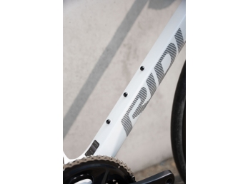 Ridley FALCN Shimano 105 Di2, Pearl White + Silver + Black