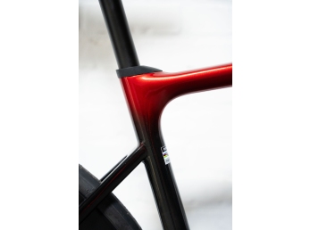 Ridley FALCN Shimano 105 Di2, UD Carbon + Candy Red Metallic + Silver