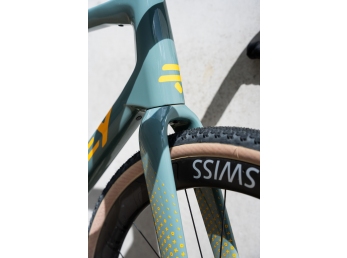 Ridley Grifn RS Sram Force AXS 2x12 Green Smoke + Yellow