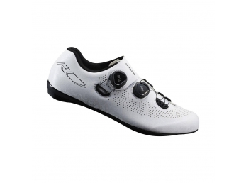SHIMANO silniční obuv SH-RC701MW, bílá, 45, širší provedení
