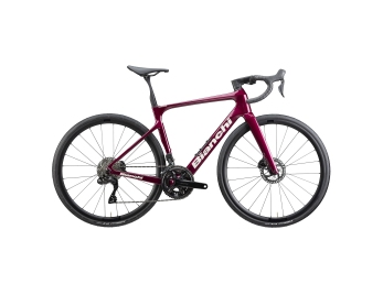Bianchi INFINITO SHIMANO 105 12s Burgundy Red – White Full Glossy
