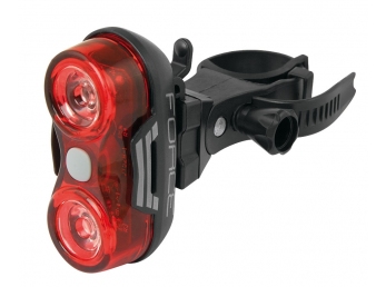 Světlo zadní FORCE OPTIC 2x0,5W 3f+bat