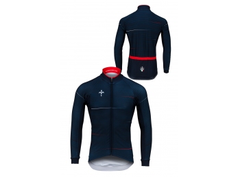 dres/bunda WILIER CAIVO JACKET tm.modrá