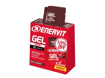 ENERVIT SPORT GEL box 3x 25ml cola