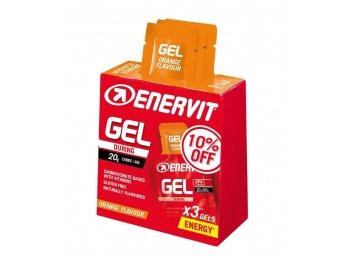 ENERVIT SPORT GEL box 3x 25ml pomeranč