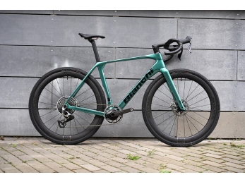Bianchi Impulso RC SRAM RED XPLR - Officina Bianchi  Chromo Celeste velikost M