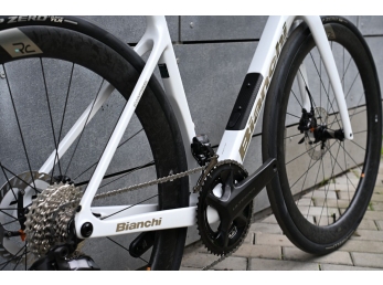 Bianchi INFINITO PRO ULTEGRA Di2 Metallic White / Chrome Full Glossy
